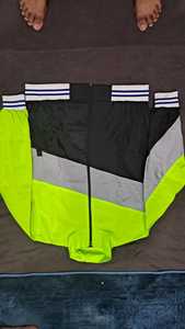 Custom Two Piece Set Reflective Women's 2026 Windbreaker <b>Zipper</b> Hoodie <b>Jacket</b> Shorts Tracksuit Casual Solid Heavyweight - Product Image 6