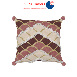 Fundas de cojín decorativas de tamaño personalizado de algodón 100%, las mejores en venta, de origen indio, para uso en el hogar, Hotel, exterior, novedad - Product Image 2