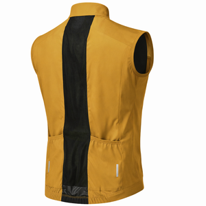 Gilet de cyclisme imperméable coupe-vent pour hommes, veste de vélo sans manches ultralégère, vêtements de sport de plein air - Product Image 6