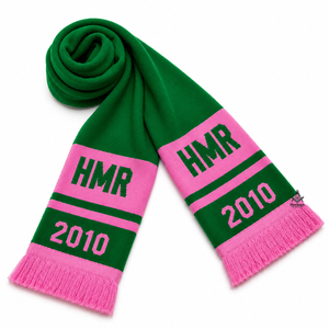 Alpha | Kapa | Alpha Heritage Masonic Regalia Greek Embroidery Women Custom Scarf Sorority Fraternity Green Pink <b>Acrylic</b> Scarf - Product Image 4