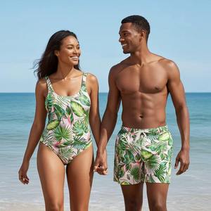 Conjuntos de bikini de última moda para parejas, personalizables, precio al por mayor, calidad inigualable, diseños únicos. - Product Image 1