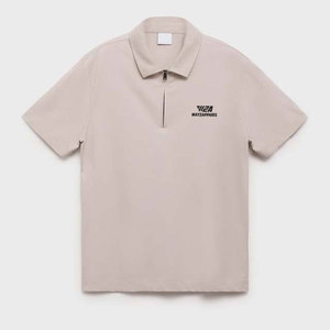 Camisetas Polo con Media Cremallera, Tela Suave, Estilo Casual, Ajuste Cómodo, Uso Diario - Product Image 1