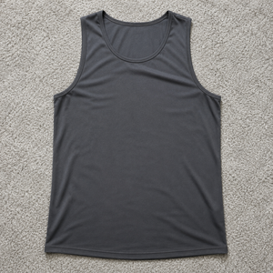 <b>Men's</b> Tight Fitting Sleeveless Shirt Breathable Quick Dry <b>Compression</b> Gym <b>Vest</b> Breathable <b>Compression</b> Tank Top - Product Image 1
