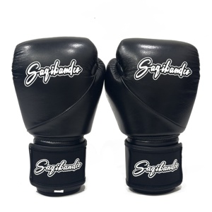 Guantes de Boxeo Tailandés Taihechangsheng SC 9990 de 8oz, 10oz, 12oz y 16oz, Impermeables, de Cuero Vacuno, con Cierre de Gancho y Bucle - Product Image 4