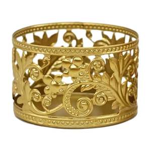 Brass <b>Tea</b> Light Holder With Ornate Design Heat Resistant Home Decoration Candle <b>Stand</b> - Product Image 6