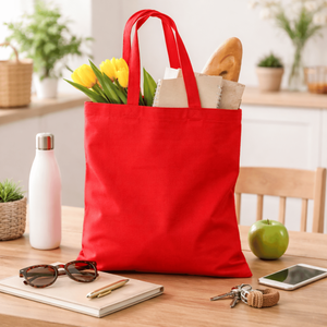 Bolsa de Compras Bohemia de Lona de Algodón Orgánico Reutilizable, Impresión de Logotipo Personalizado, Ecológica, Reciclada, para Compras, Viajes y Promociones - Product Image 2