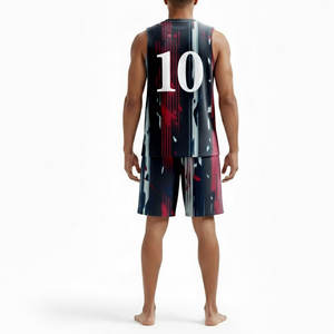 Conjunto de Uniforme de Baloncesto Unisex Sublimado, Transpirable, Talla Grande, Secado Rápido, Invierno, Nuevo Diseño 2026 - Product Image 2