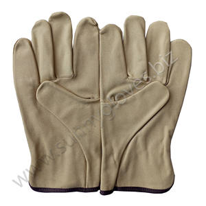 Gants de travail en cuir de chèvre, gants de conduite, logo personnalisé, gants anti-choc - Product Image 6