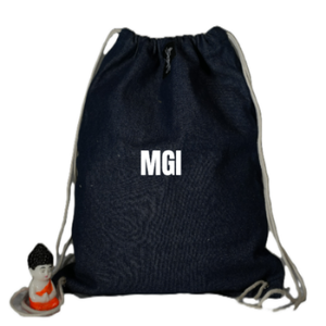 Eco-Friendly Organic Cotton <b>Drawstring</b> <b>Backpack</b> Large Space Waterproof Storage Canvas Gym Sports Bag Stylish Sublimation - Product Image 3
