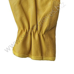 High Quality Sunny Brand Yellow Cow Leather <b>Driver</b> <b>Gloves</b> Durable Anti-Slip Industrial Working <b>Gloves</b> - Product Image 2