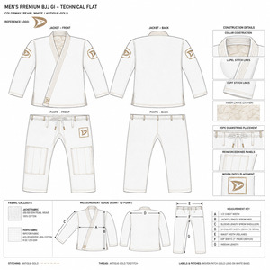 Men's Navy Karate Uniform Quick Dry Breathable Lightweight 100% Cotton Training Suit Logo Print Regular Fit Martial Arts Wear - Product Image 6