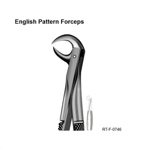 Forceps d'extraction ergonomiques de type anglais en acier inoxydable par Roboz Tech Pakistan - Product Image 3