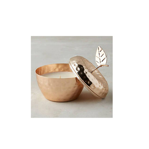 Porte-bougies votives en métal faits à la main avec couvercle personnalisé, emballage en vrac pour la décoration intérieure, fabricant indien - Product Image 4