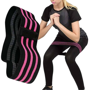 Juego de Bandas de Resistencia para Cadera, de Nailon, Resistencia Media, para Entrenamiento Físico, Duraderas, para Adultos, en Rosa, Gris y Verde Azulado - Product Image 3