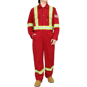 Overol de Trabajo Unisex de Poliéster de Alta Visibilidad, Overol de Seguridad Reflectante, Mono Industrial de Alta Visibilidad, Certificado Oeko-Tex - Product Image 1