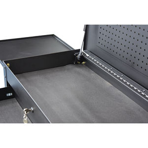 Chariot à outils utilitaire en acier CSPS 79 cm, personnalisable, support OEM, pour réparation automobile, garage, 1 tiroir, charge 135 kg - Product Image 6