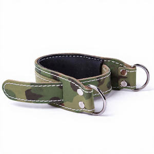 Sangles de compression haute performance en cuir camouflage unisexe avec anneau en D pour cheville, idéales pour la gym, le fitness et les machines à câble – Collection Hiver - Product Image 4