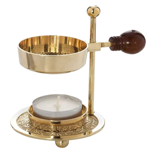 Handcrafted Iron & Hammered Brass Burner Luxury Aromatherapy Fragrance <b>Diffuser</b> <b>With</b> Meditation Decoration In Greatest Priced - Product Image 2