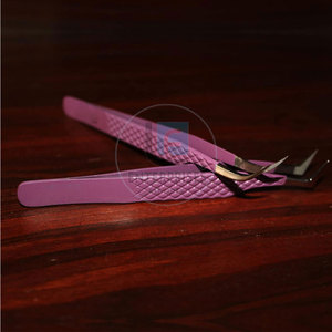 Pince à épiler pour extensions de cils en acier inoxydable de haute qualité, réutilisable, durable, 10 mm de longueur, outils manuels, prix de gros - Product Image 6