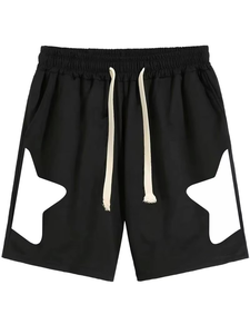 New Style Custom Made <b>Men</b> <b>Shorts</b> <b>Elastic</b> <b>Waist</b> High Quality Breathable Quick Dry Cotton/Polyester Solid Color Made in Pakistan - Product Image 2