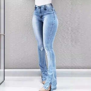 Jeans Clásicos Casuales de Alta Calidad en Oferta, Jeans Rectos Lavados para Hombre, Jeans de Moda Urbana al por Mayor para Mujer - Product Image 1
