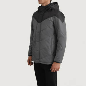 Men Classic Winter Puffer Jacket With Modern Stitching Men All Weather Puffer Jacket With Heat <b>Lock</b> <b>Padding</b> - Product Image 2