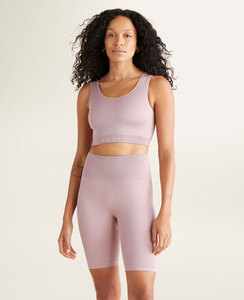 Venta al por mayor de ropa atlética al aire libre Sujetador deportivo para mujer Transpirable Halter Neck Yoga Top Crop Top sin costuras para gimnasio - Product Image 4