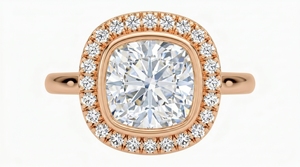 <b>Cushion</b> Cut Diamond Engagement <b>Ring</b> for Women Classic Lab Grown Diamond - Product Image 3
