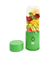 Mini-mixeur portable USB avec récipient en verre, sans fil, rechargeable, 50W, écologique, contrôle tactile, batterie 2400mAh, pour voiture