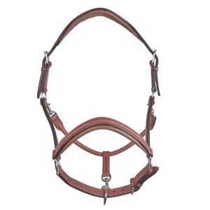 Equipo Ecuestre de Primera Calidad, Cabestro Anatómico para Caballo de Cuero Curtido Vegetal con Hebillas de Aleación de Zinc para Montar a Caballo - Product Image 3