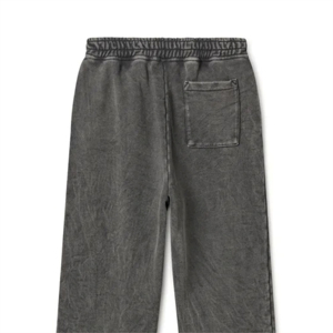 Custom Men's Lightweight 100% Cotton Loose <b>Flared</b> <b>Sweatpants</b> Solid Color Joggers Logo Print Mid Waist Casual Style Bootcut - Product Image 3