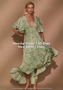 Robe longue maxi pour femme à col en V profond avec nœud à nouer dans le dos, imprimé floral, style bohème fluide, avec manches volantées, assortiment varié - Product Image 4