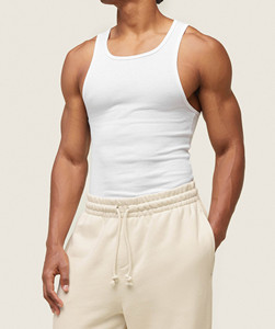 Jogging décontracté pour hommes en toile premium, coupe oversize, léger et respirant, avec poches latérales, personnalisable avec logo, vente en gros - Product Image 4