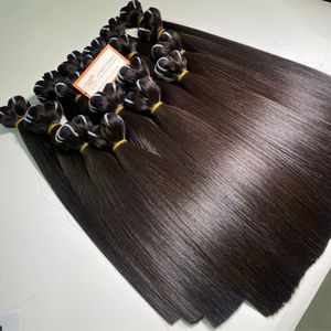 Extensiones de cabello humano Remy negro natural Paquetes rectos de hueso de longitud completa de Vietnam Varias texturas y tamaños disponibles - Product Image 6