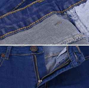 Shorts en jean droits tendance pour femme avec boutons ornés de diamants, délavage clair, taille haute, style streetwear décontracté, mode estivale - Product Image 6