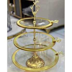 <b>Top</b> Quality Multi Layer Wooden Cake Stand With Round <b>Top</b> And Rectangular Trays For Elegant Cakes Display Home Decor Supplies - Product Image 6
