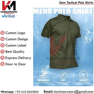 Fabricante de Camisetas Polo Tácticas Personalizadas para Marcas de Ropa de Trabajo con Tela Transpirable, Impresión de Logotipos y Suministro al por Mayor para Exportación - Product Image 2