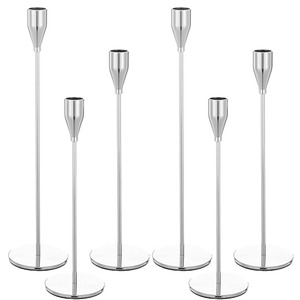 เชิงเทียนเงินแบบฝรั่งเศสสำหรับเทียนทรงกรวย - Product Image 1