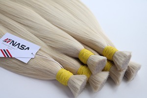 Extensions de cheveux en vrac les plus vendues, cheveux vietnamiens, double trame, 100 grammes, toutes les couleurs, 28 pouces - Product Image 4