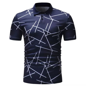Camiseta Polo Sublimada para Hombre, Tejido de Poliéster Transpirable, Camisetas Polo Sublimadas de Alta Gama para Hombre, Mercado Estadounidense - Product Image 3