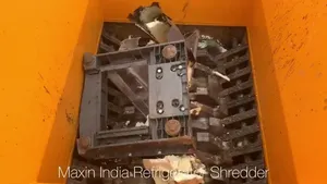 Trituradora de Doble Eje para Uso Industrial, Máquina Trituradora de Refrigeradores de Proveedor Indio - Product Image 6