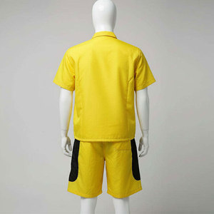 Wholesale Outdoor Nylon <b>Zip</b>-<b>Up</b> Windbreaker Shorts Set Wholesale Men's Casual Jogging Summer Windbreaker Short Set - Product Image 2