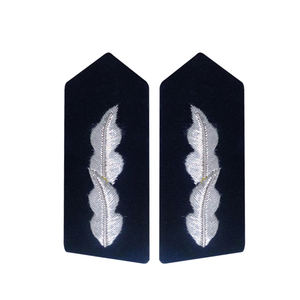 Parche de cuello bordado a mano con alambre de oro, color personalizado OEM - Product Image 4