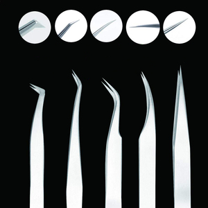 ชุดแหนบต่อขนตาเกรดผ่าตัด สแตนเลส ปลายแหลม 5 ชิ้น พร้อมซองซิป - Product Image 2