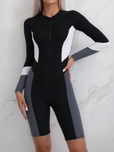 Maillot de bain tankini de haute qualité avec shorty pour femme, tenue de natation à couvrance modeste, design personnalisable, OEM ODM - Product Image 3