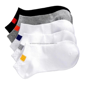 2025 calcetines tobilleros de negocios de corte bajo calcetines básicos de algodón atléticos calcetines Oem No Show calcetines para hombres a bajo precio - Product Image 1