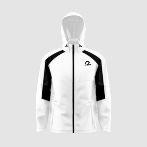 Vestes coupe-vent à capuche pour hommes, imperméables et respirantes, à couche unique, pour l'extérieur en hiver, de haute qualité, personnalisables, vente en gros - Product Image 1