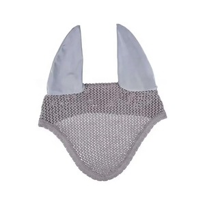 Produits d'équitation en promotion : Bonnet anti-mouches respirant et doux pour chevaux, couvre-oreilles chauds pour chevaux - Product Image 1