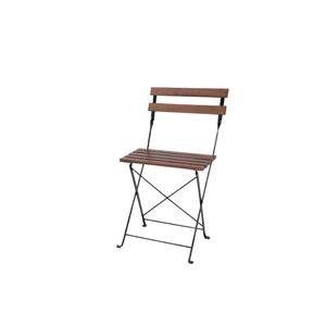 Ensemble bistro moderne en bois d'acacia à la française Tables résistantes aux intempéries Composants en plastique pour l'extérieur, patio, jardin, salon, hôtel - Product Image 6