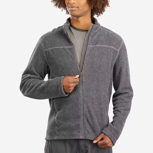 Latest Design Zipper Style Fleece jacket Autumn Warmer Fur Furry <b>Sherpa</b> Warm Polar Tech Fleece Jackets Breathable Outerwear - Product Image 2